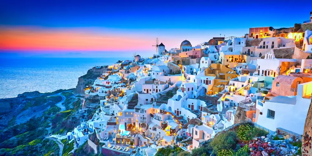 Santorini Romance: Aegean Bliss